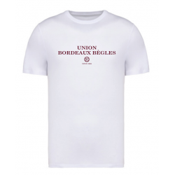 T-SHIRT BLANC UNION - UBB